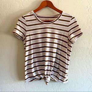 Madewell tie tee